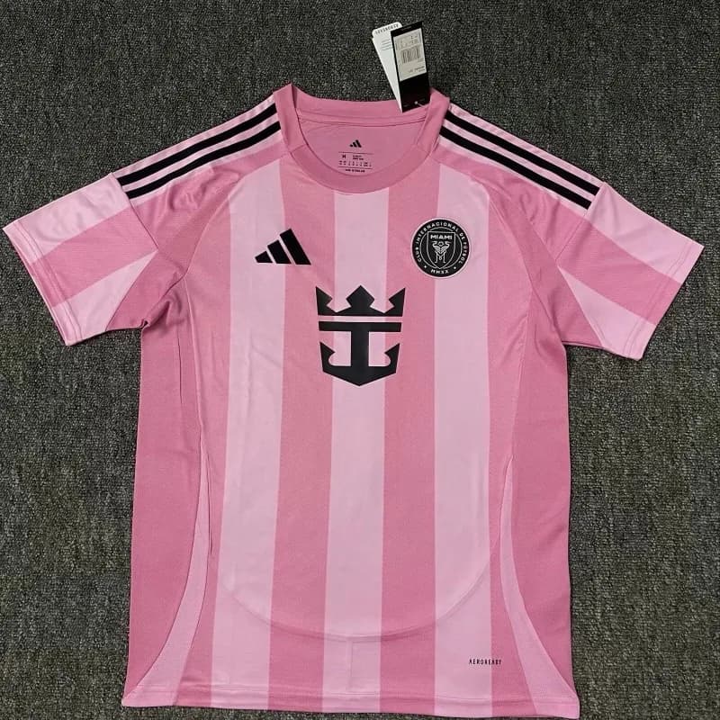 Adidas Inter Miami CF Home Jersey 2024 Pink Stripe