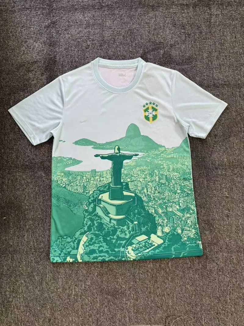 Nike Brazil National Team Jersey Christ the Redeemer Graphic
