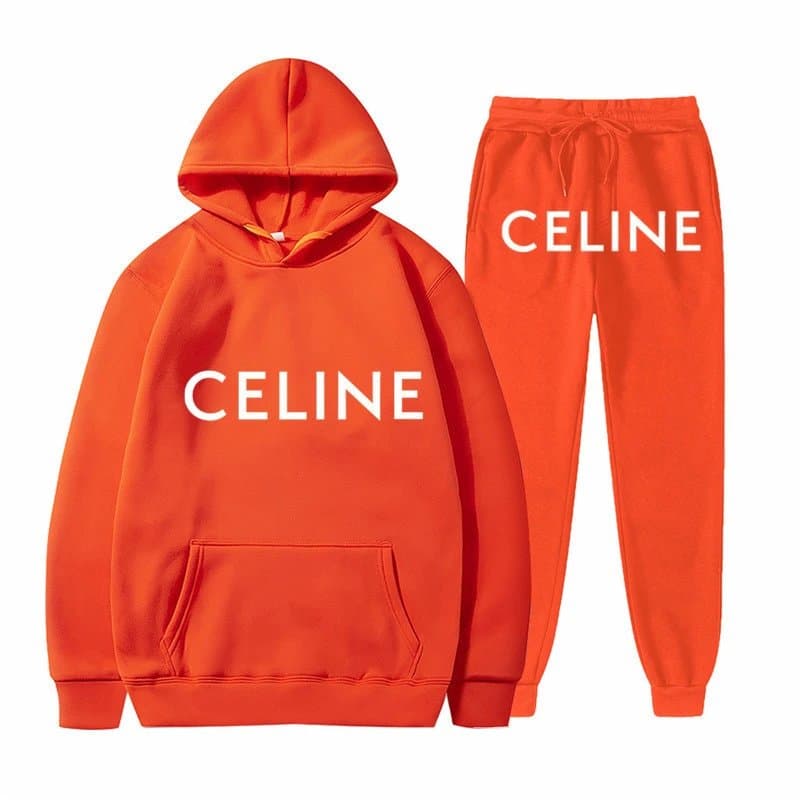 Celine Logo Joggers White Logo — 9