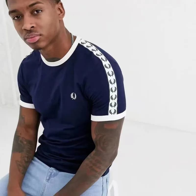 Polo Shirt Laurel Wreath — T恤串标藏青色