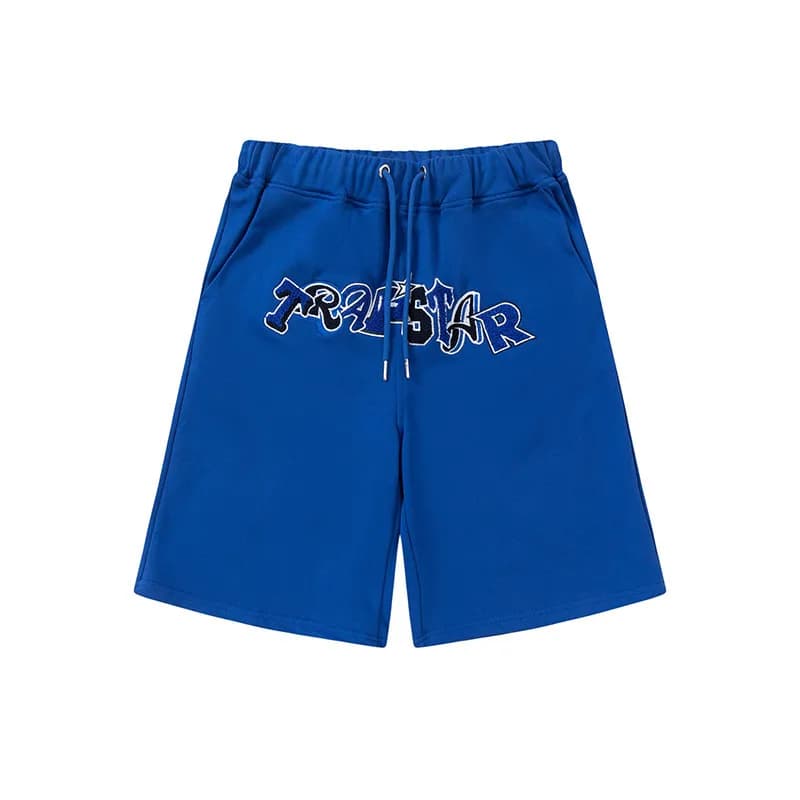 Trapstar Logo Shorts Gothic Logo Print — DK2HY0D2