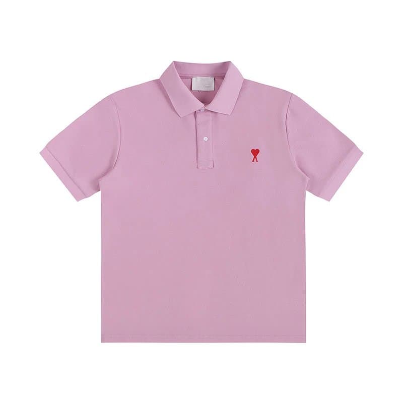 Amiri Polo Shirt Heart Logo