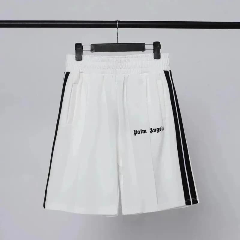 Palm Angels Logo Shorts Gothic Print — 02