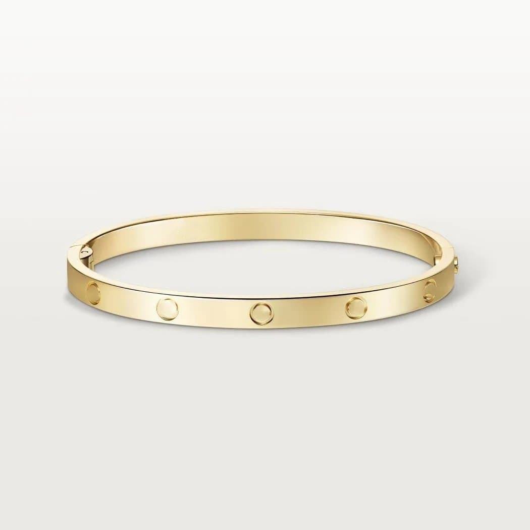 Cartier Juste Un Clou Bracelet Medium — 窄版黄金色无钻