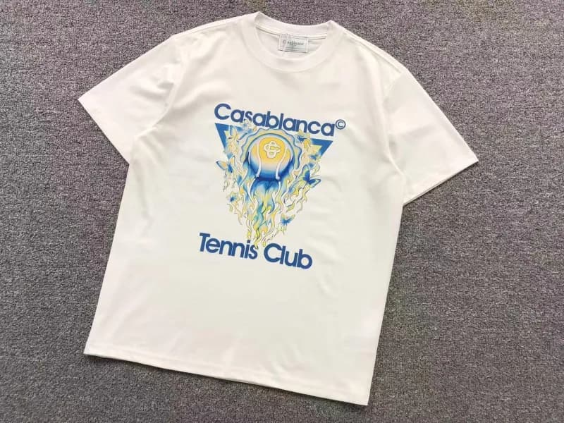 Casablanca T-Shirt Unity Is Power Graphic — New white