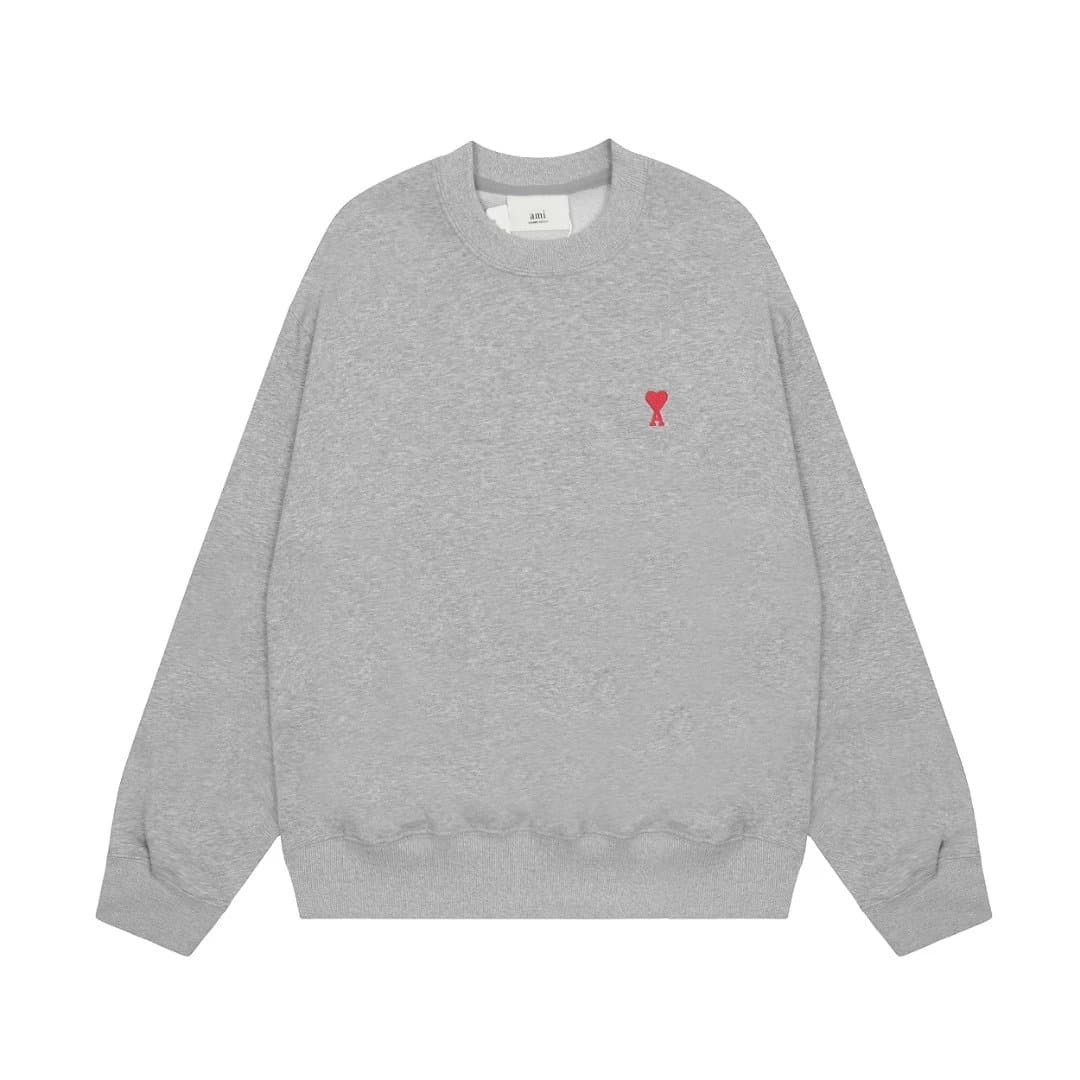AMI Paris Crewneck Sweatshirt Heart Logo