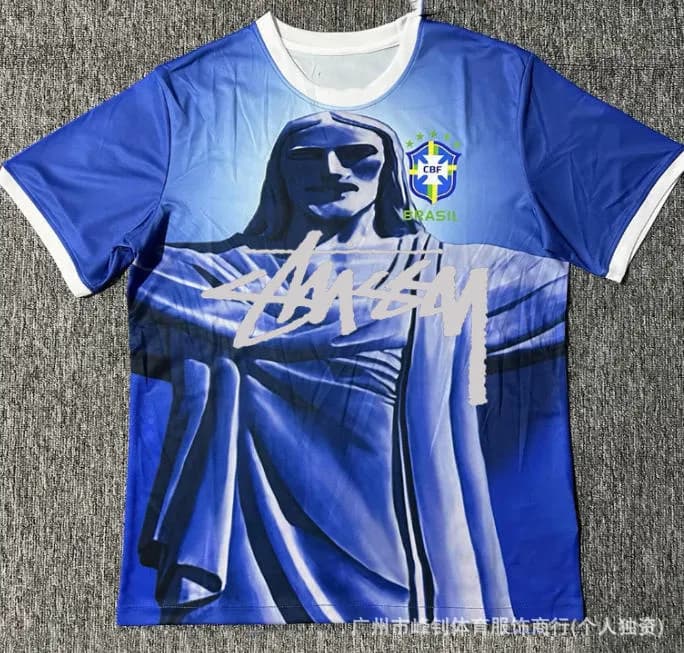 Stüssy Graphic Jersey Tee Christ the Redeemer Brazil