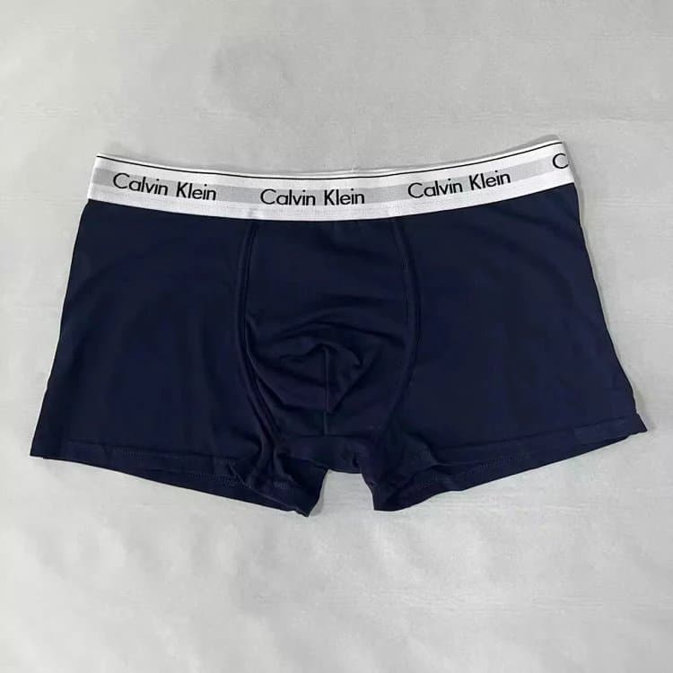 Calvin Klein Boxer Brief Logo Waistband — 宝蓝