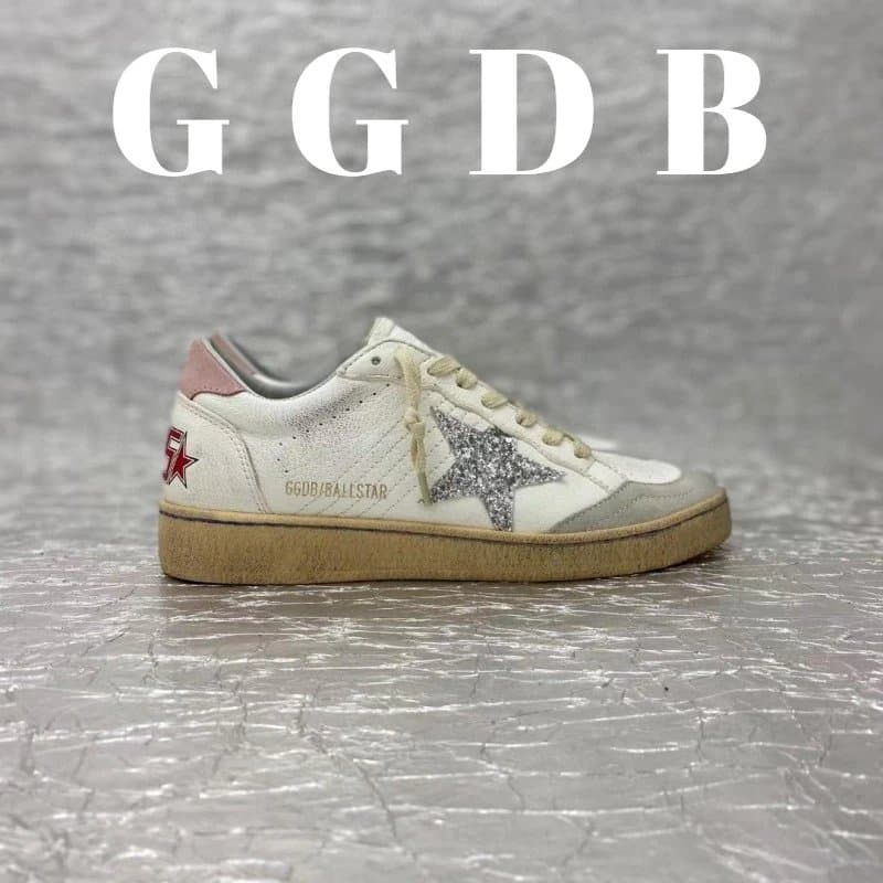 Golden Goose Super-Star Distressed Silver — #13