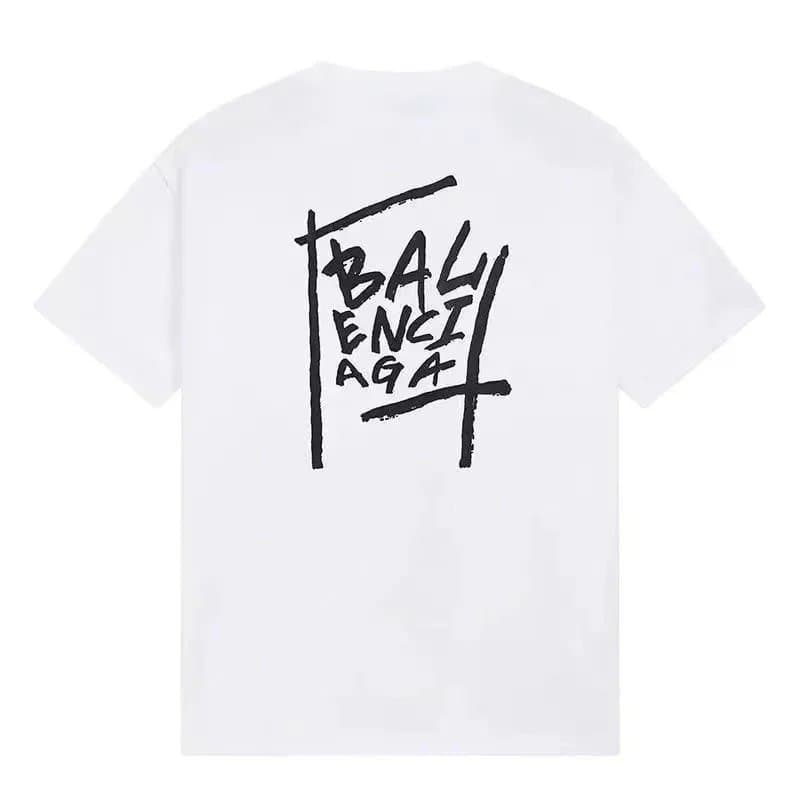 Balenciaga Pixel Logo T-Shirt Pixelated BB — 018