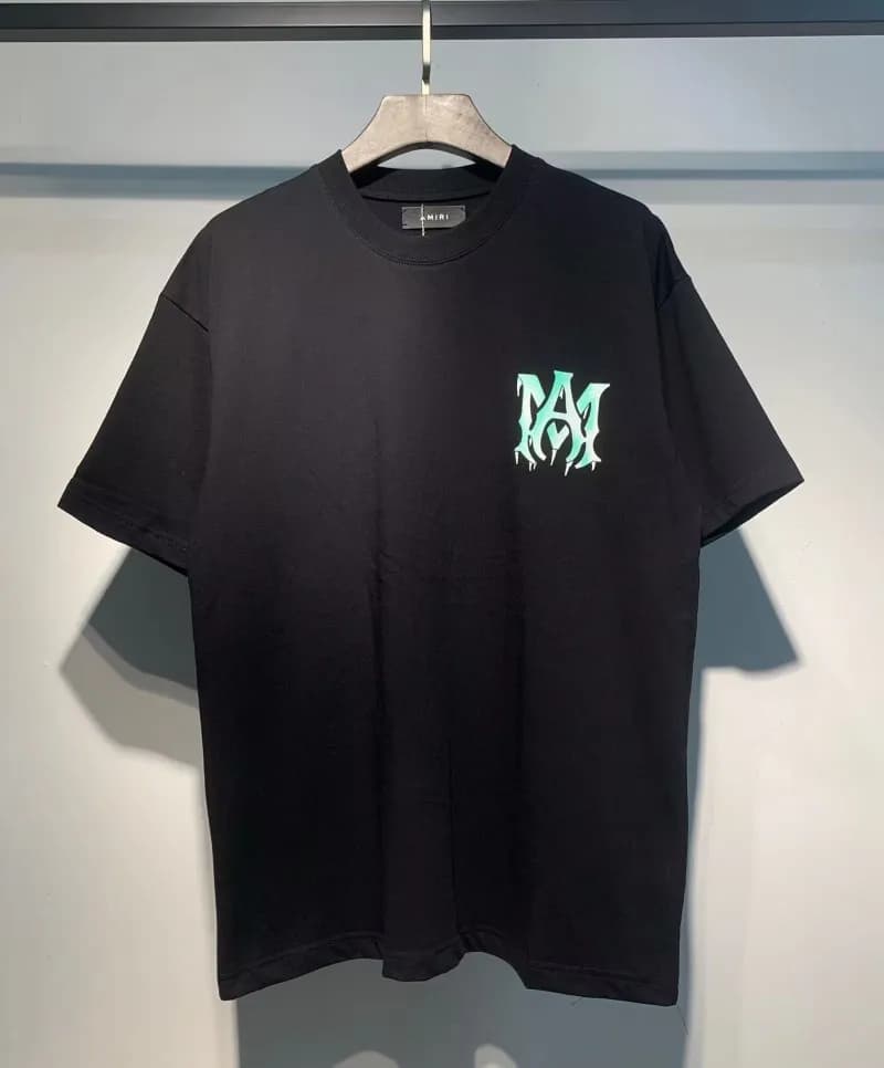 Amiri Graphic Tee Snake Logo — 683 black