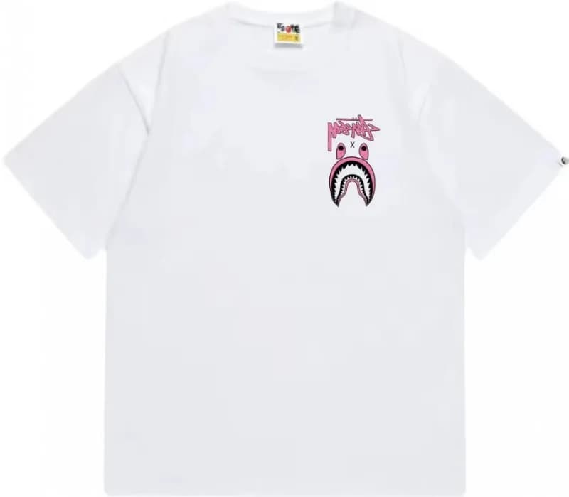 BAPE Ape Head Tee Spray Paint Ape — 789# 白色
