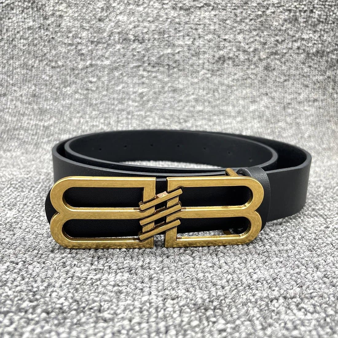 Balenciaga BB Belt Double B Buckle — 110cm · 【金色】长双B