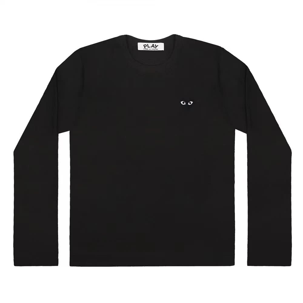 Comme des Garçons Long Sleeve Tee Red Heart — black black heart