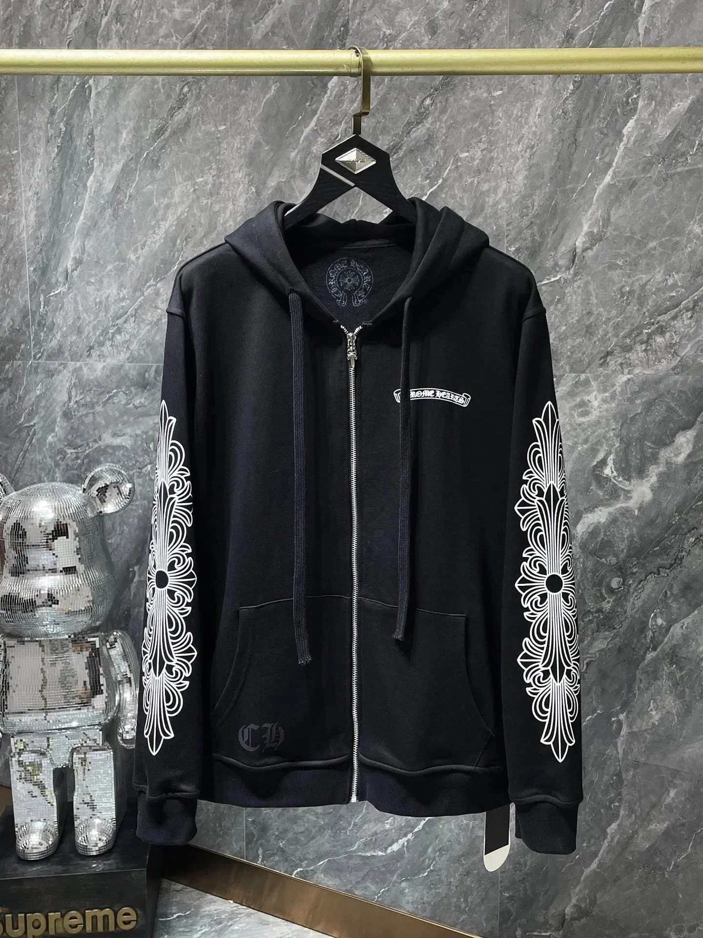 Chrome Hearts Hoodie Ombre Paint Splatter — CH-63