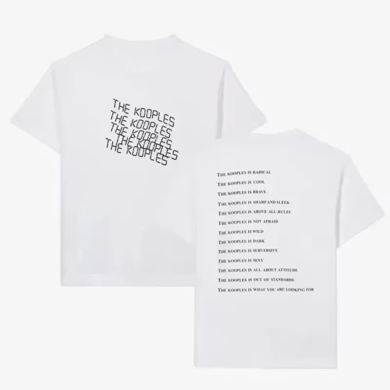 Logo T-Shirt Red Print — 3-white