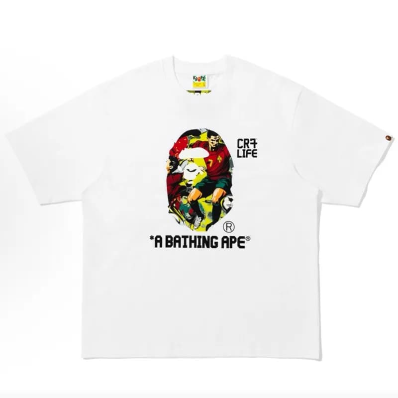 BAPE × Corteiz Graphic Tee CR7 Life Ape Head