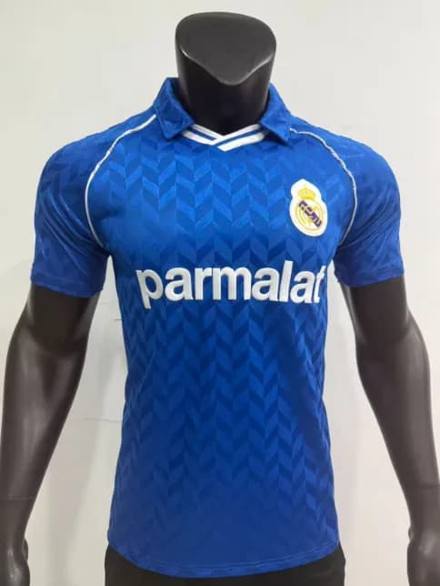 Adidas Real Madrid Away Jersey Emirates Fly Better — 86-87 real madrid away game