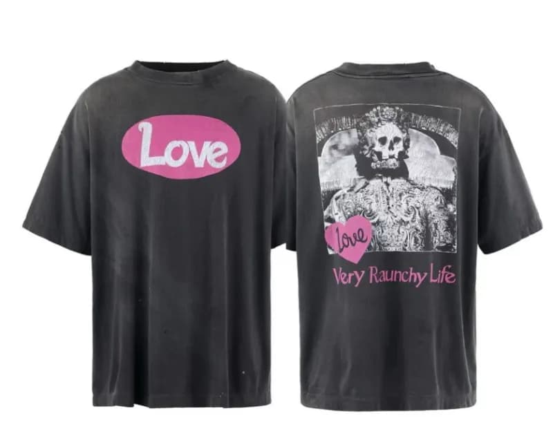 Graphic Tee Jack Boy 2 — St448 model washed gray