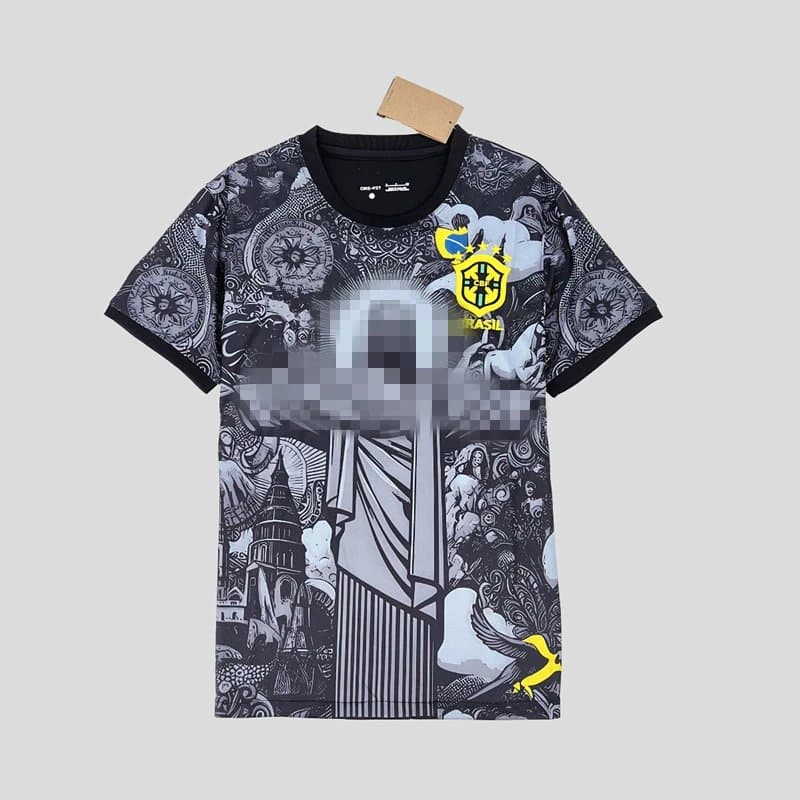 Nike CBF Brazil Jersey Tee Cityscape Print — 2425巴西耶S黑色特别版