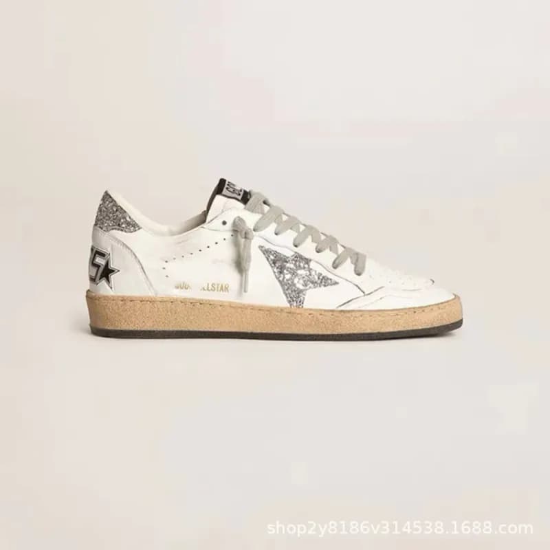 Golden Goose Super-Star Glitter Star — 银格尾