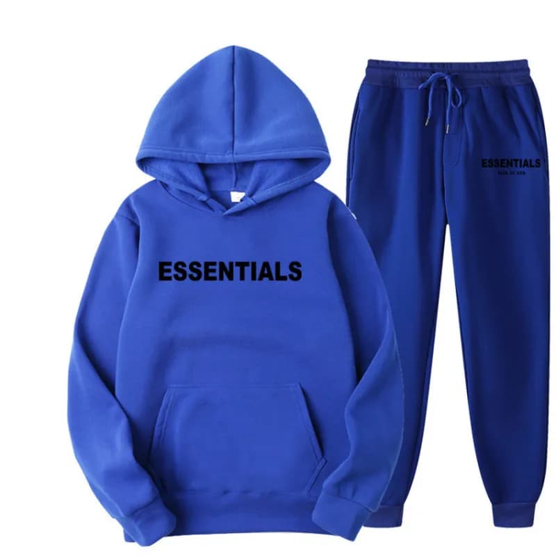 Fear of God Essentials Hoodie and Joggers Set Essentials Logo — 12