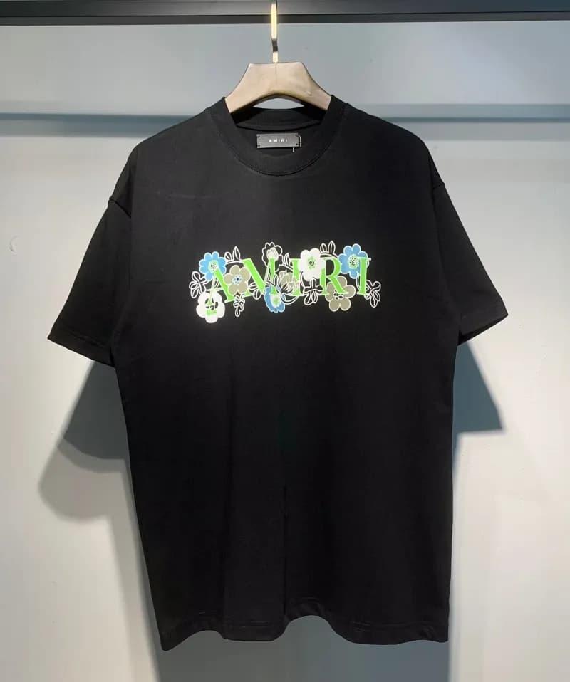 Amiri Graphic Tee Snake Logo — 681 black