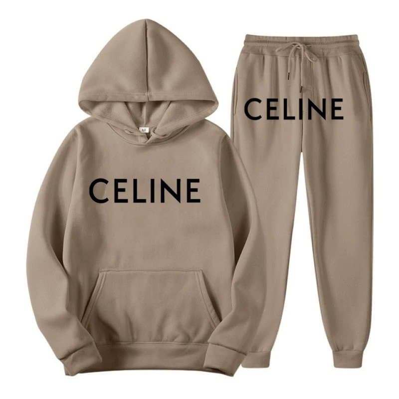 Celine Logo Joggers White Logo — 33