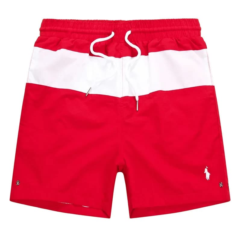 Polo Ralph Lauren Polo Swim Trunks Classic Fit — S-063红色白