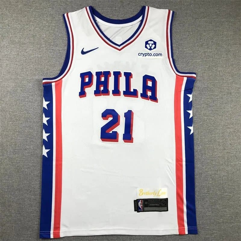 Nike × NBA Philadelphia 76ers City Edition Jersey Crypto.com