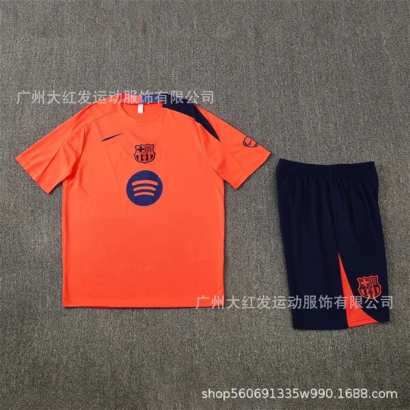 Nike Training Set Spotify x FC Barcelona — 2526短袖巴萨橙色