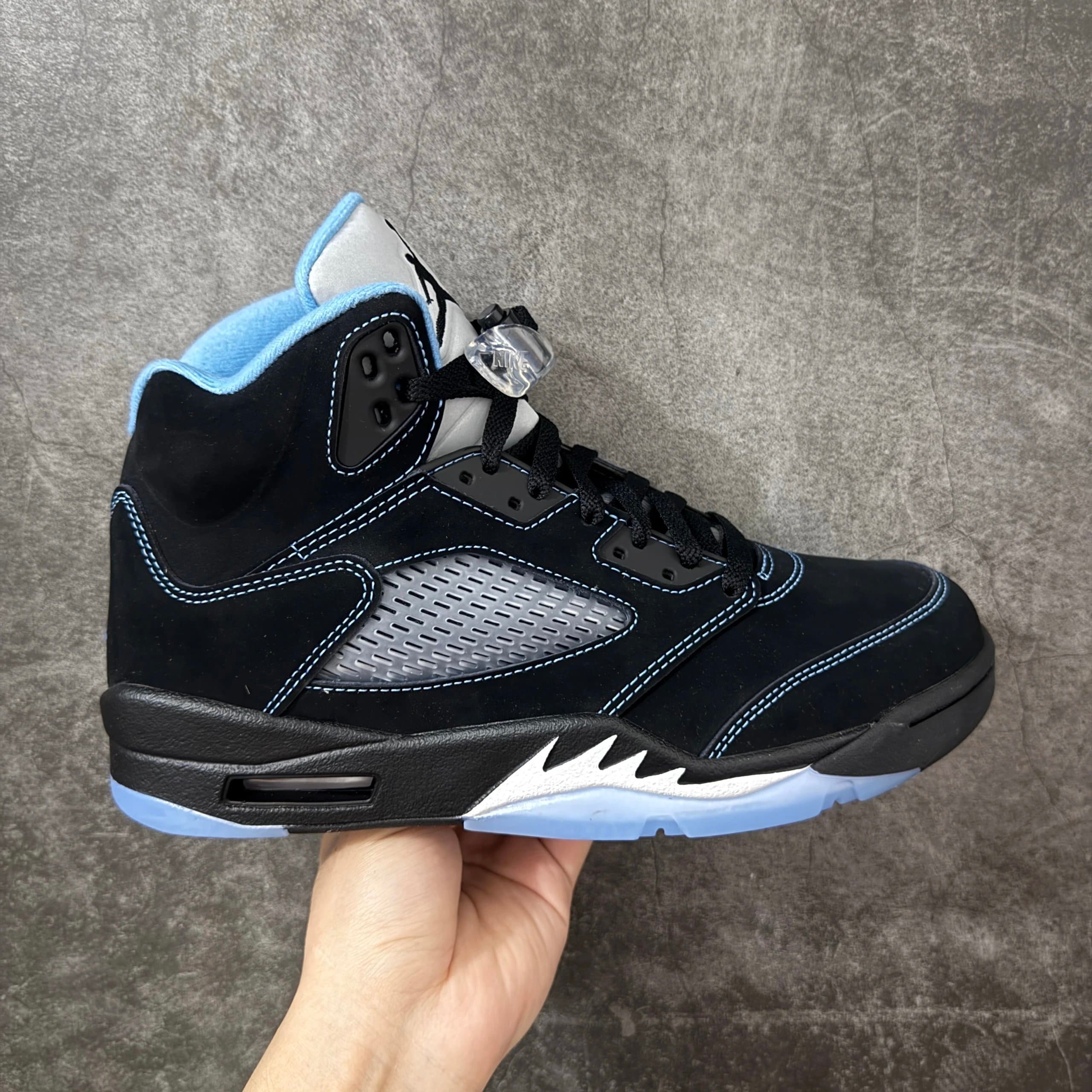 Air Jordan 5 White Silver — DD0587-008 黑蓝
