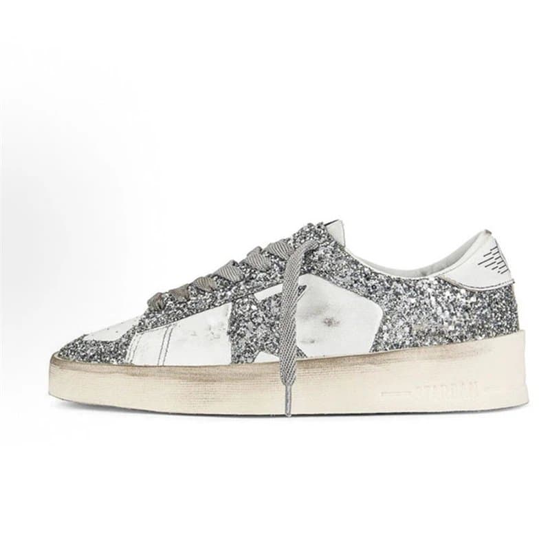 Golden Goose Superstar Distressed Silver — 18