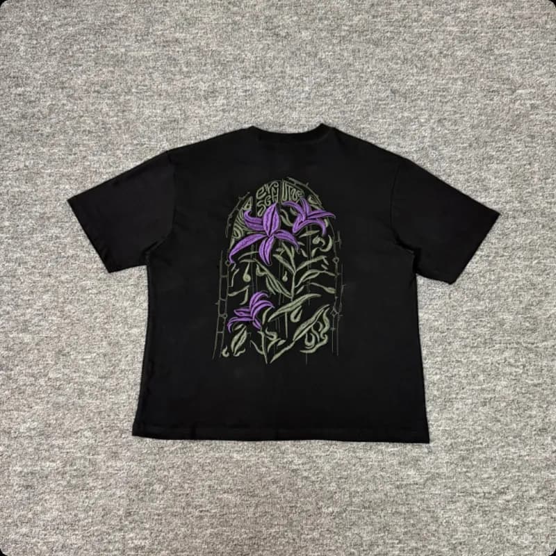 BAPE Patchwork Jeans Custom Back Patch — 005短袖黑色