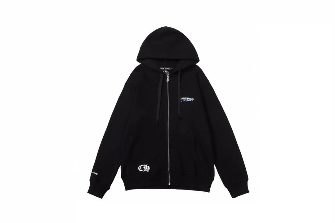 Chrome Hearts Zip-Up Hoodie Cross Logo — 8