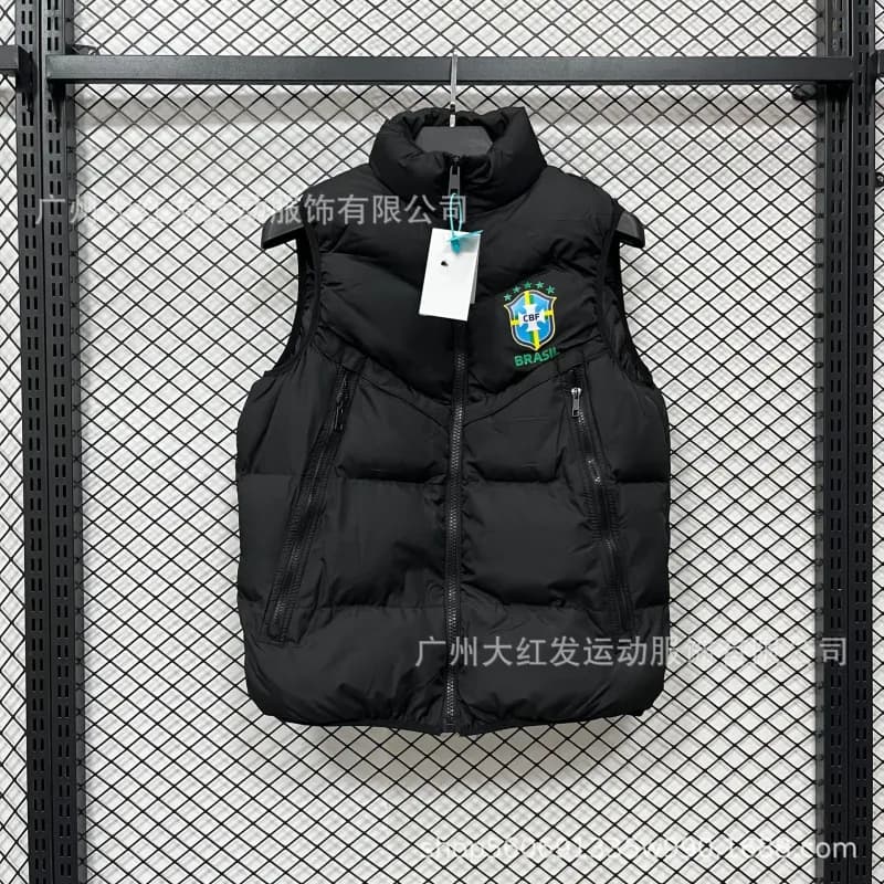 Jordan Softshell Jacket PSG Collaboration — 黑色无袖巴西