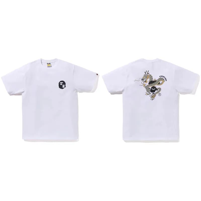 BAPE Short Sleeve Tee Ape Head Logo — 726白色