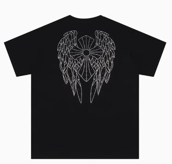 Chrome Hearts Graphic Tee Cross Motif Print — 6094黑