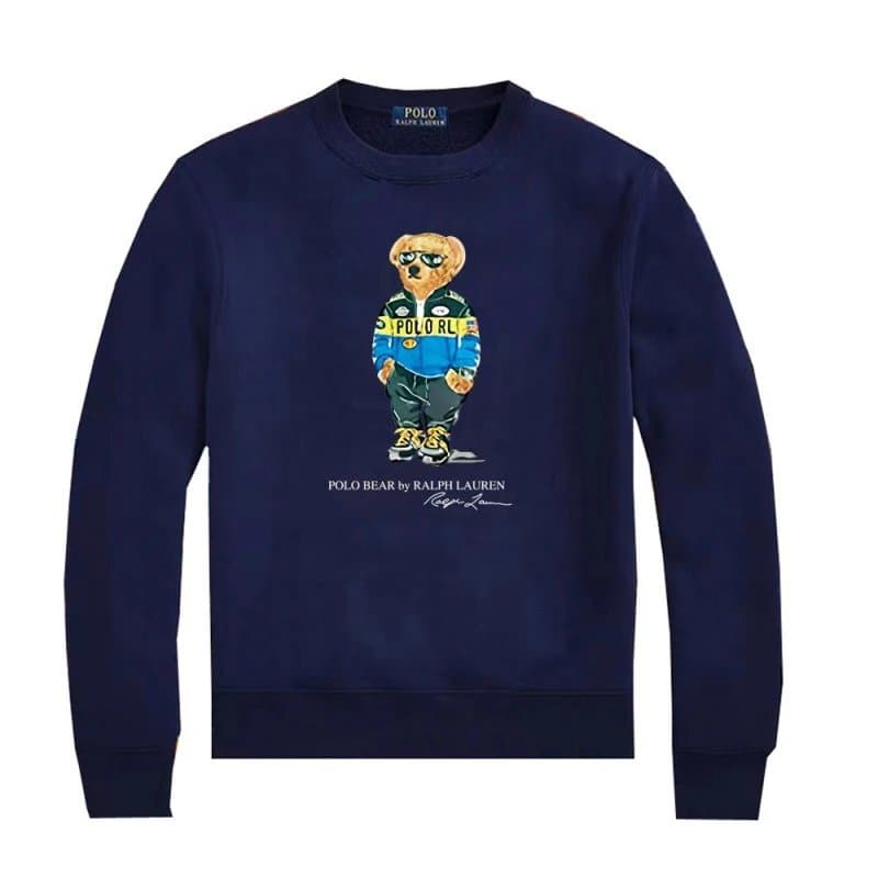 Polo Ralph Lauren Polo Bear Sweatshirt Two Bears Graphic — Y15·宝蓝色