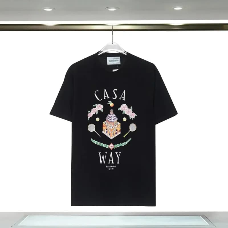 Casablanca Casa Way Tee Floral Tennis Graphic