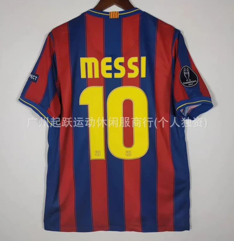 PSG Home Jersey Neymar Jr #10 — 09-10巴萨主场 10号+欧冠