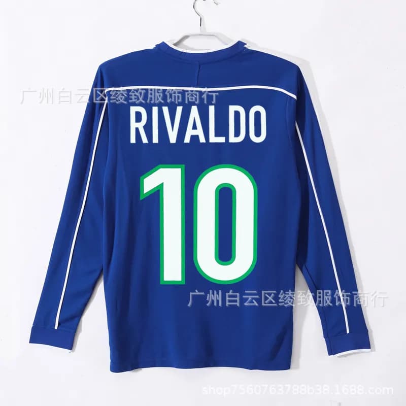 Nike Team Brasil Jersey CBF Crest — 1998巴西客场长袖定制10号球星