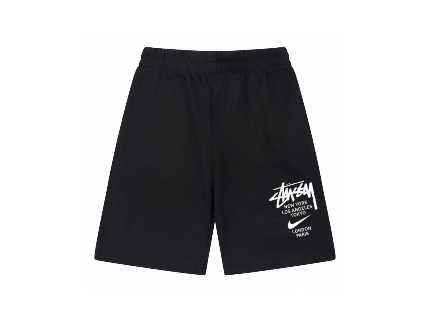 Stüssy Logo Shorts White Script — 4