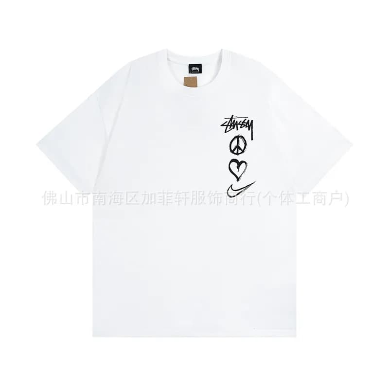 Stüssy Dice Logo Tee Dice Print — 885白色