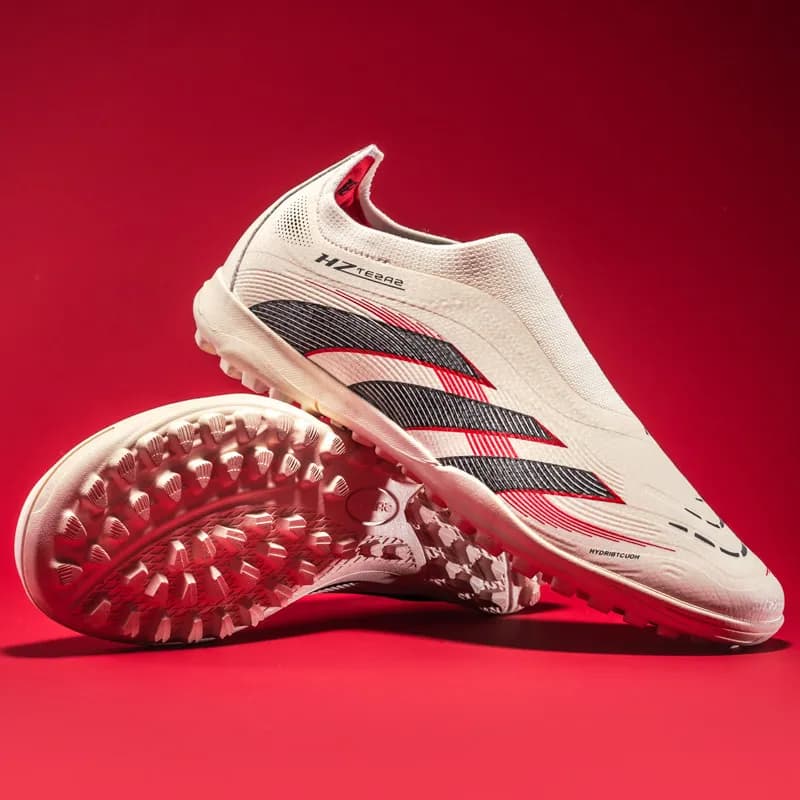 Adidas Predator HZ Teerae — 2503米白碎钉 无系带 【买一送五】