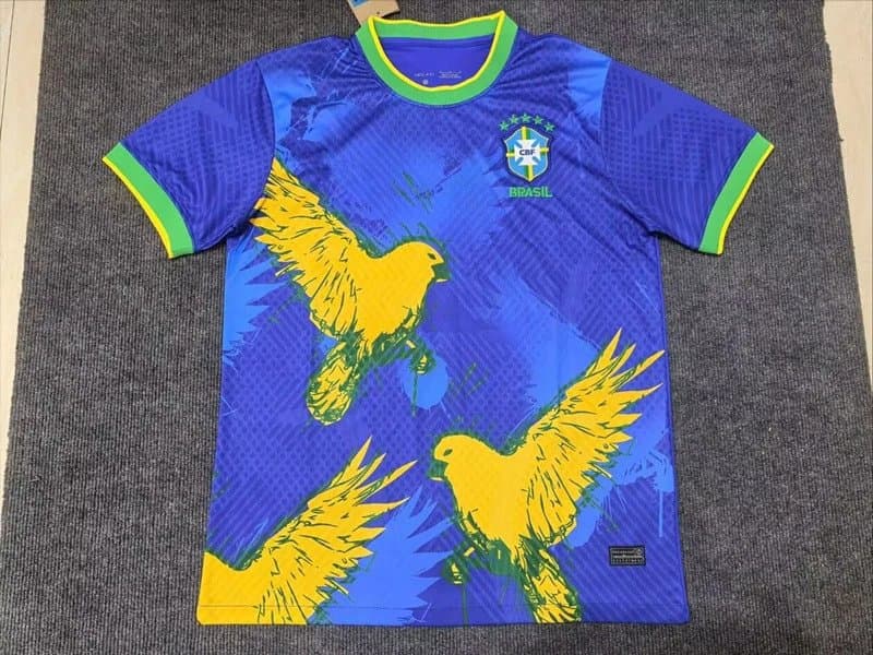 Nike Brazil National Team Jersey Home/Away/Third — 2425巴西小鸟蓝色特别版