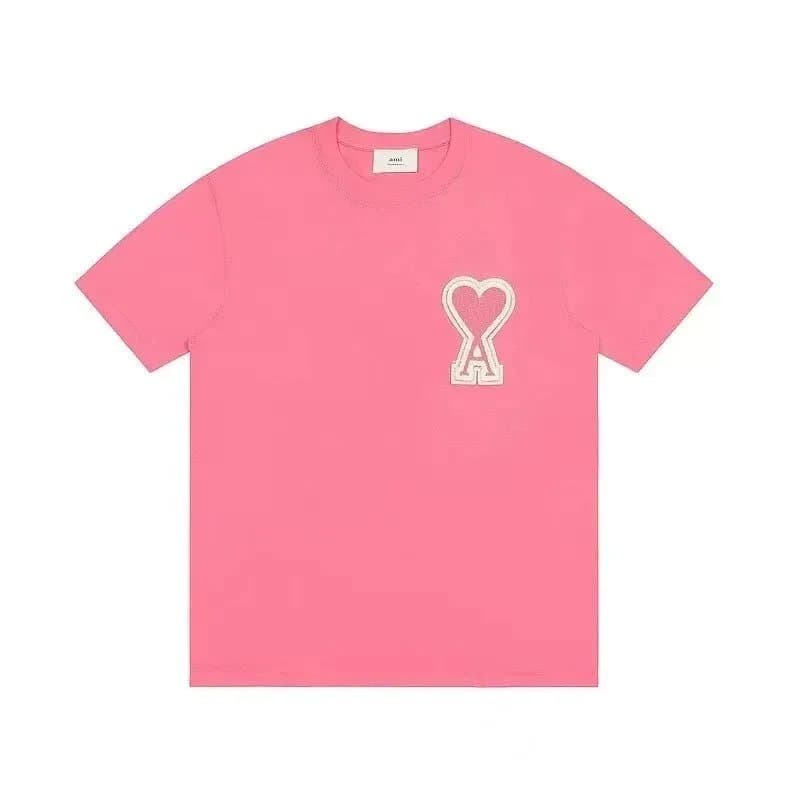 AMI Paris Logo T-Shirt Heart A Patch — 28