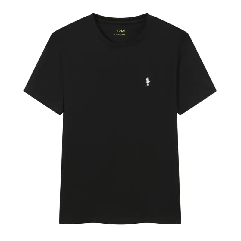 Polo Ralph Lauren Polo Tee Classic Fit — 圆领黑色-白标