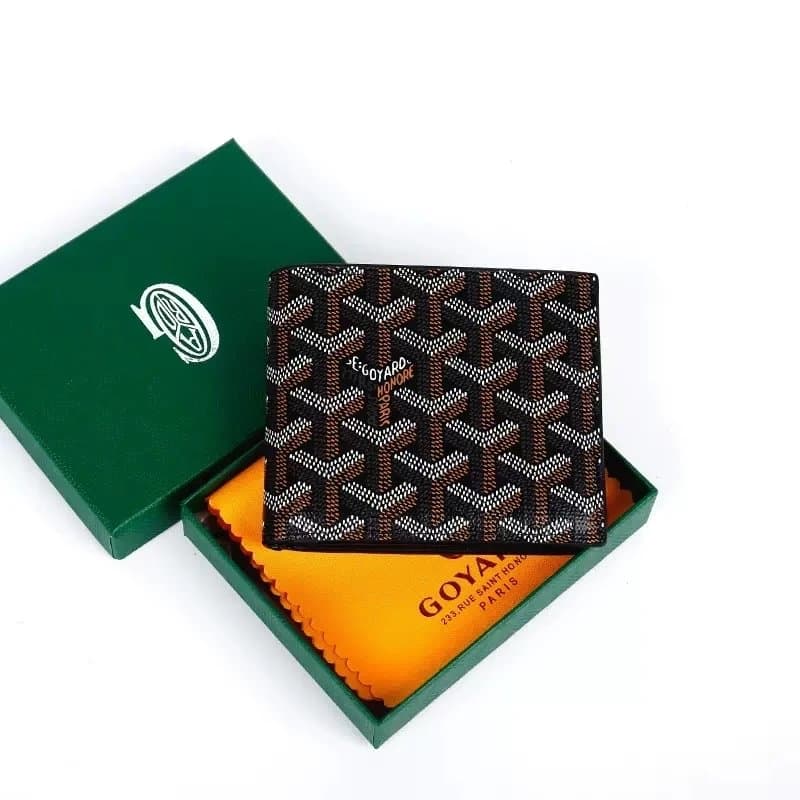 Goyard Saint Louis Wallet Classic Chevron — 新黑色
