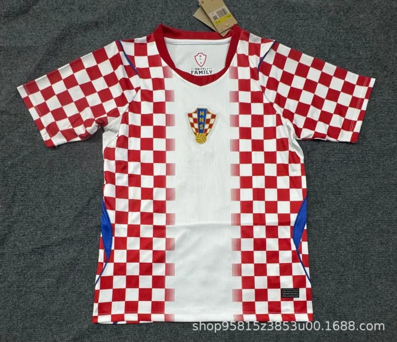 Nike Croatia Home Jersey Checkerboard